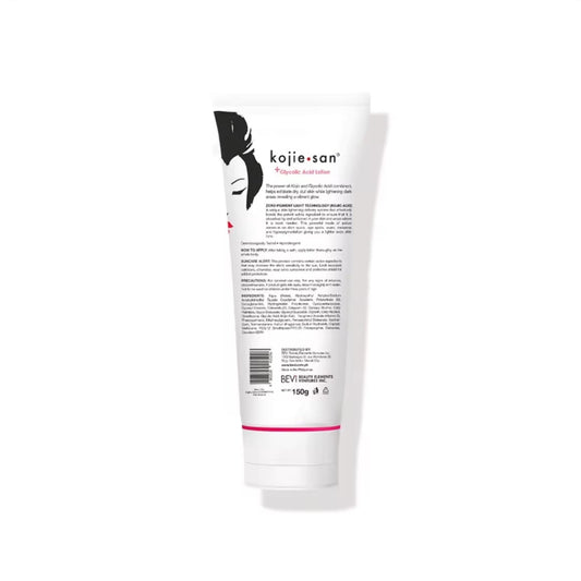 Kojie San Glycolic Acid Lotion 150g | Lotion Corps Exfoliante & Éclat Originale