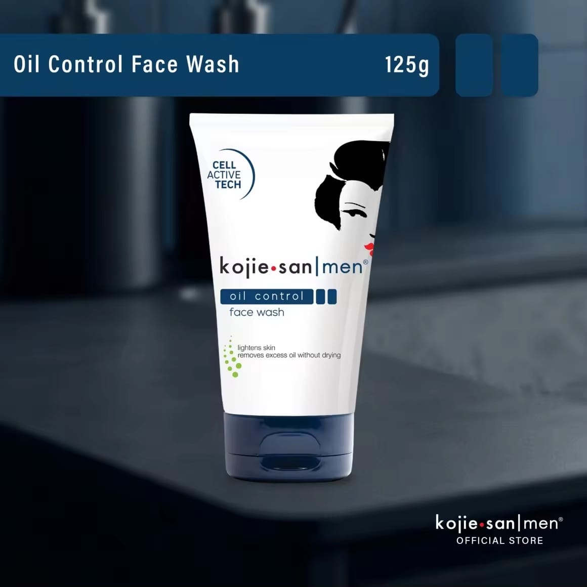 Kojie San Men Face Wash 125g | Nettoyant Visage Homme Purifiant Original