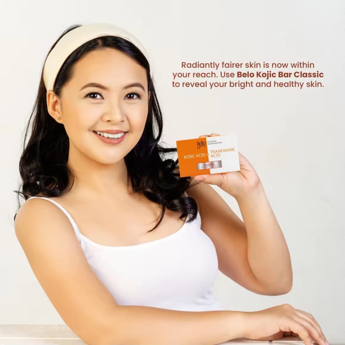 Belo Essentials Kojic Acid Soap 65g x3 | Savon Original à l'Acide Kojique – Lot de 3