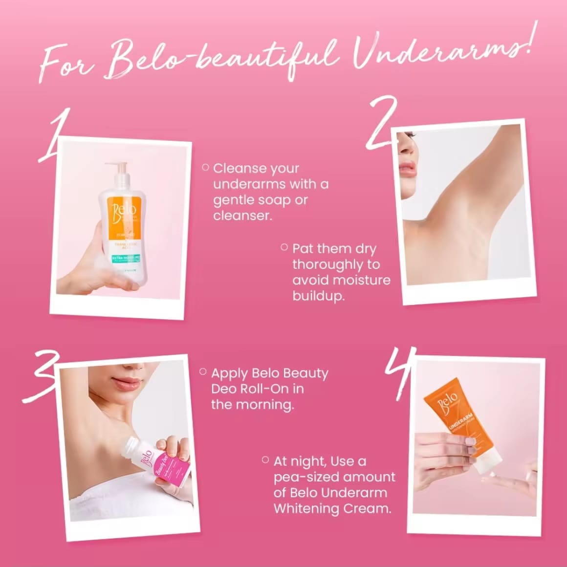 Belo Beauty Deo Roll-On 40 ml – Déodorant Soin Fraîcheur Quotidienne