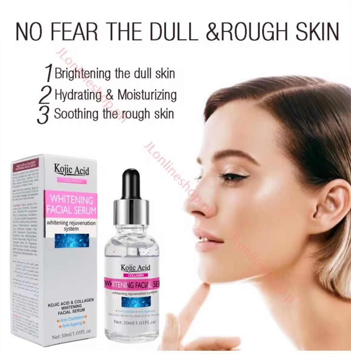 Kojic Acid Whitening Facial Serum | Sérum Visage à l’Acide Kojique Éclat du Teint