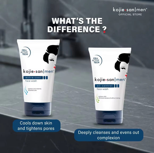 Kojie San Men Face Wash 125g | Nettoyant Visage Homme Purifiant Original