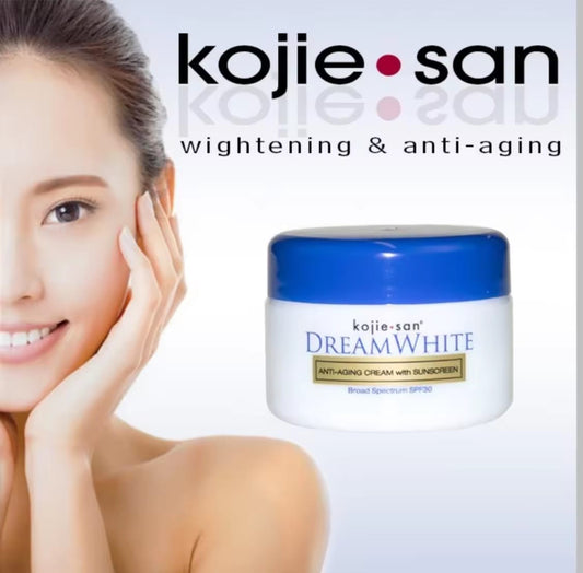 Kojie San Dream White Anti-Aging Cream 30 g – Crème Visage Hydratante & Éclat