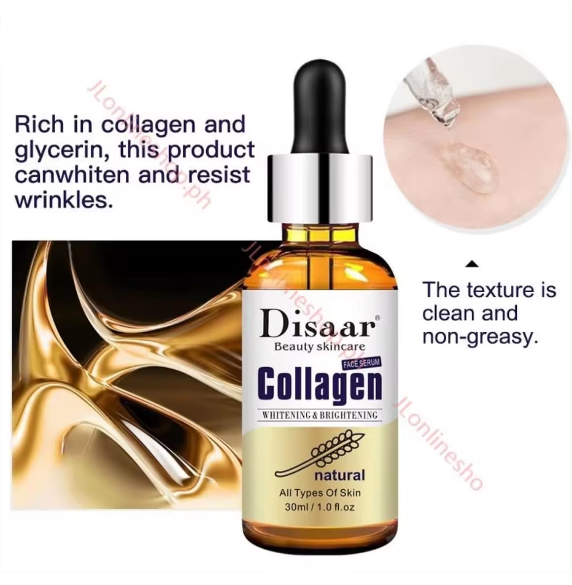 Disaar Collagen Anti-Aging Serum 30ml | Sérum Visage Collagène Anti-Âge
