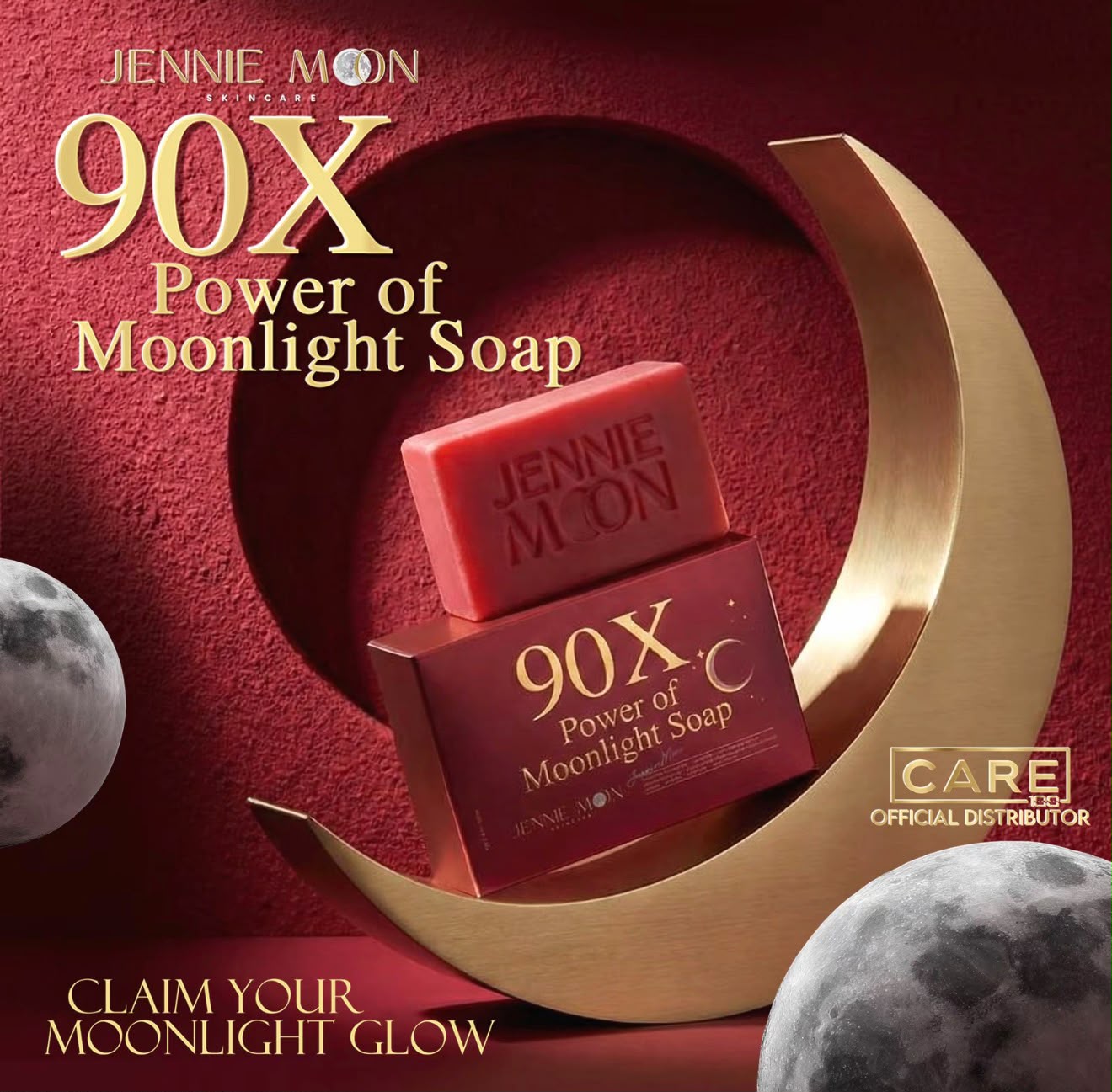 Jennie Moon JM Soap 90g | Savon Nettoyant & Éclat pour Visage et Corps
