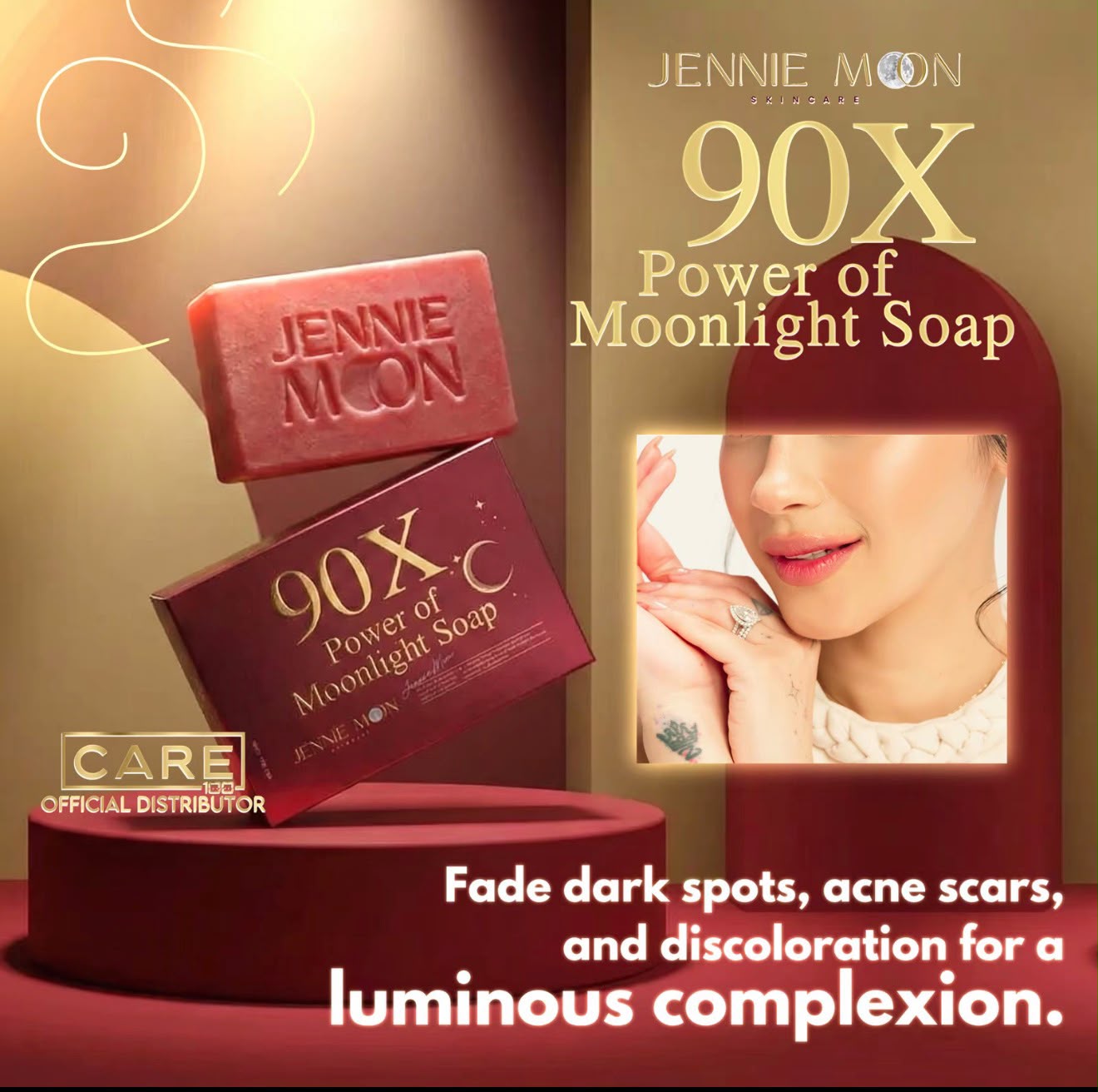 Jennie Moon JM Soap 90g | Savon Nettoyant & Éclat pour Visage et Corps