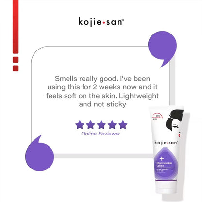 Kojie San Niacinamide Lotion 150g | Lotion Corps Éclat & Hydratation Originale