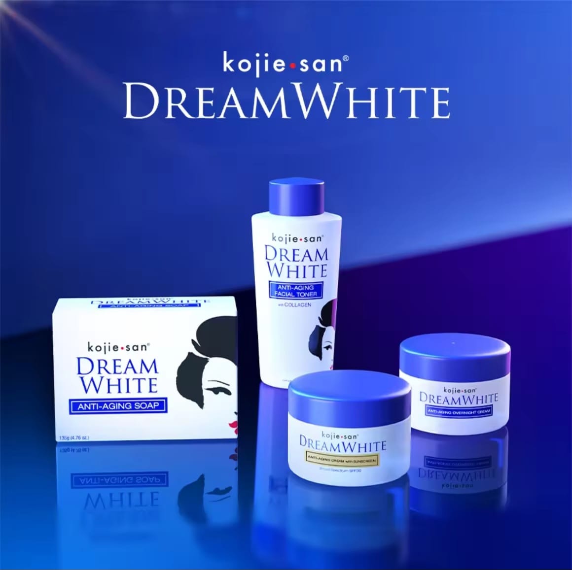 Kojie San Dream White Anti-Aging Cream 30 g – Crème Visage Hydratante & Éclat