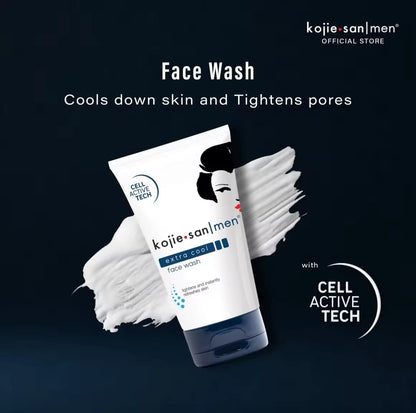 Kojie San Men Face Wash 125g | Nettoyant Visage Homme Purifiant Original