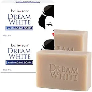Gamme Complète Kojie San Dream White | Savon + Crème Visage + Lotion Corps pour un Teint Lumineux