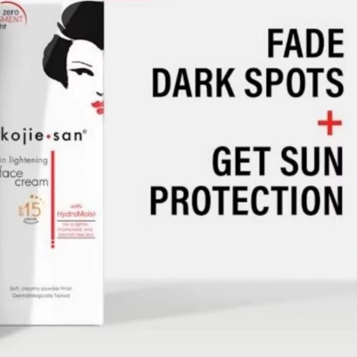 Kojie San Face Cream SPF 15 22 g – Crème Visage Hydratante & Protection Quotidienne