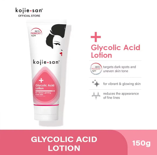 Kojie San Glycolic Acid Lotion 150g | Lotion Corps Exfoliante & Éclat Originale