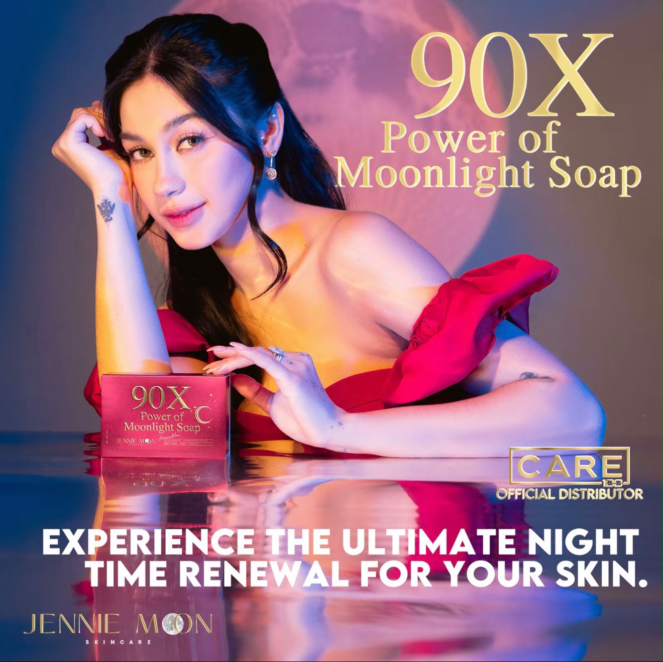 Jennie Moon JM Soap 90g | Savon Nettoyant & Éclat pour Visage et Corps