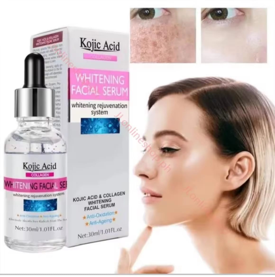Kojic Acid Whitening Facial Serum | Sérum Visage à l’Acide Kojique Éclat du Teint