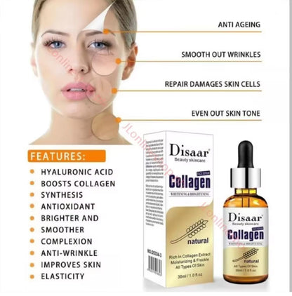 Disaar Collagen Anti-Aging Serum 30ml | Sérum Visage Collagène Anti-Âge