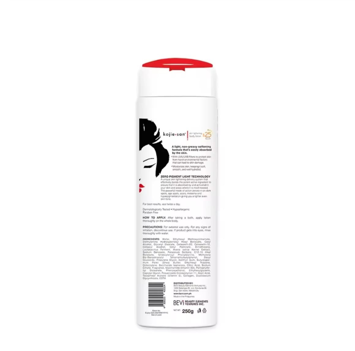 Kojie San Hydromoist Body Lotion 250g | Lait Corps Hydratant & Nourrissant Original