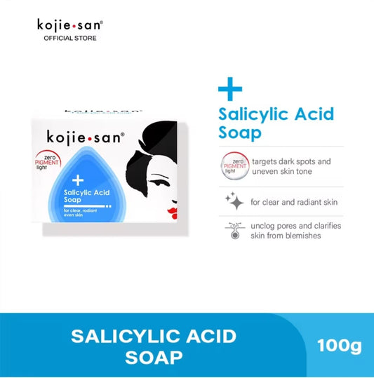 Kojie San Salicylic Acid Soap 100g | Savon Purifiant Anti-Imperfections Original