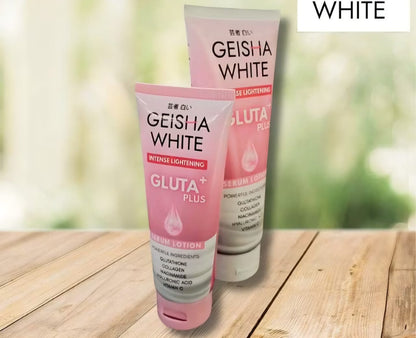 Geisha Natasha White Gluta Plus Intense Body Lotion 100 ml – Lotion Hydratante Éclat & Uniformité