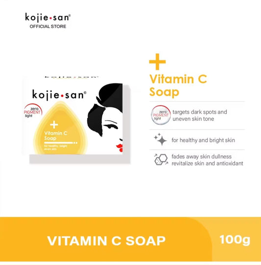 Kojie San Vitamin C Soap 100g | Savon Éclat à la Vitamine C Original