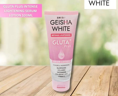 Geisha Natasha White Gluta Plus Intense Body Lotion 100 ml – Lotion Hydratante Éclat & Uniformité