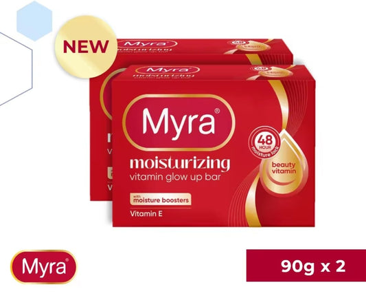 Myra Moisturizing Vitamin E Soap 90g | Savon Hydratant à la Vitamine E