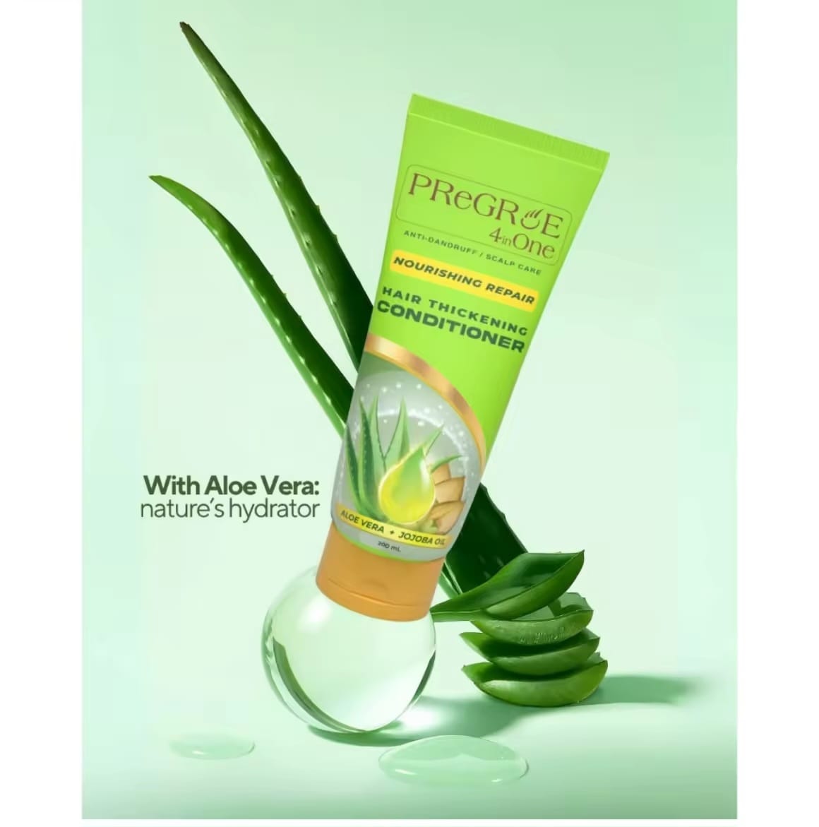 Pregroe 4 in 1 Shampoo 200ml / 250ml | Soin Capillaire Multifonction Nourrissant