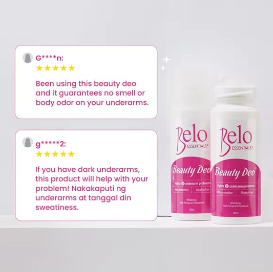 Belo Beauty Deo Roll-On 40 ml – Déodorant Soin Fraîcheur Quotidienne
