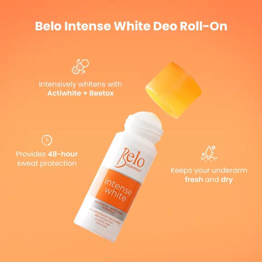 Belo Intense White Deo Roll-On 40 ml – Déodorant Soin Fraîcheur & Éclat
