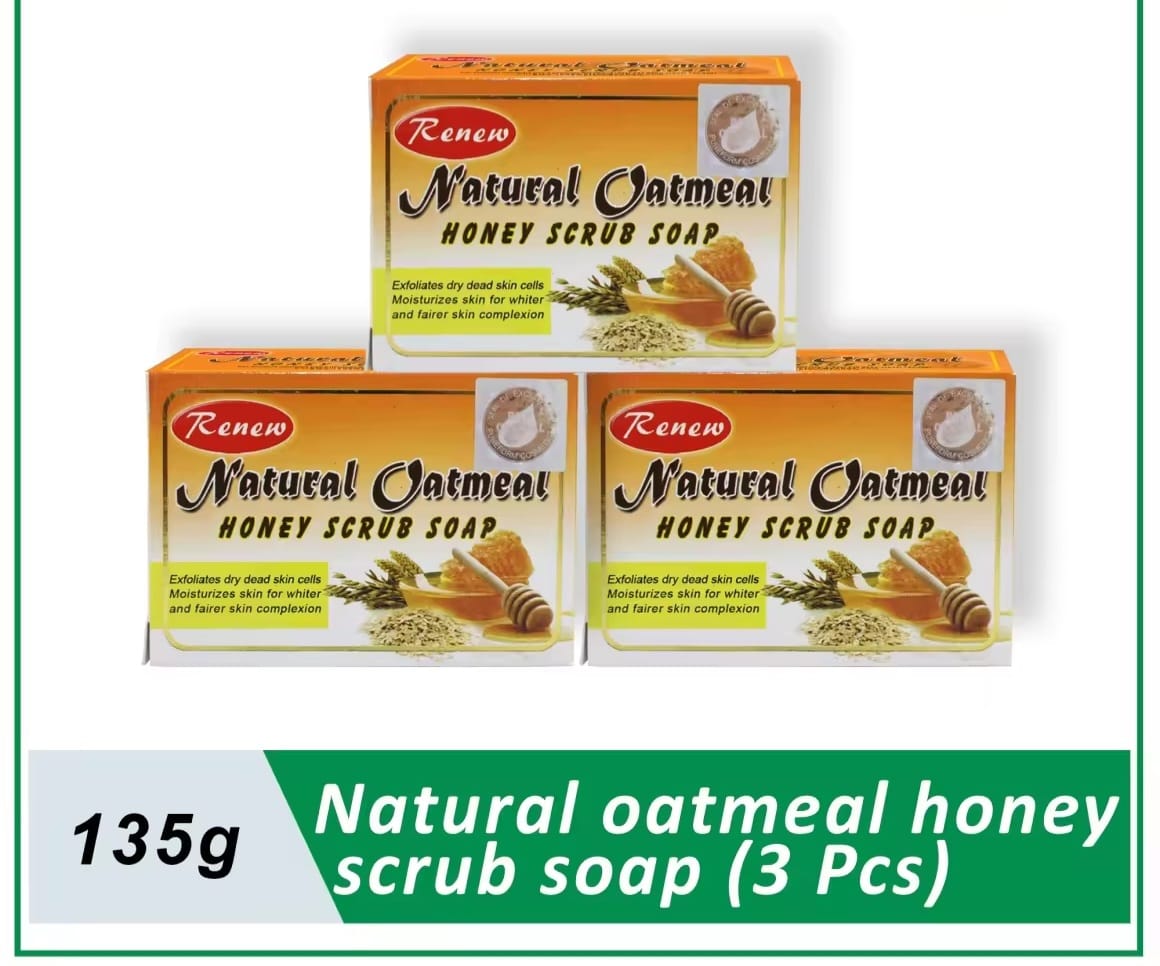 Honey Scrub Soap 135g | Savon Exfoliant au Miel pour Visage & Corps