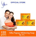 Silka Whitening Soap 14 Days 135g | Savon Éclat à la Papaye Original
