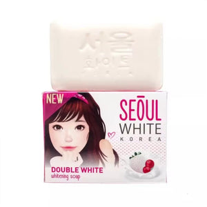 Seoul Double White Intense Soap 60g x2 | Savon Éclat & Teint Uniforme – Lot de 2