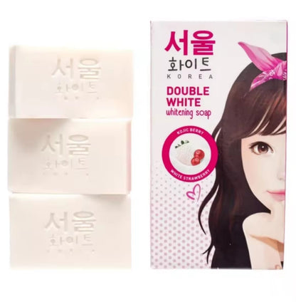 Seoul Double White Intense Soap 60g x2 | Savon Éclat & Teint Uniforme – Lot de 2