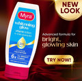 Myra Whitening Glow Body Lotion SPF 6 100 ml – Lotion Hydratante Éclat & Protection Quotidienne