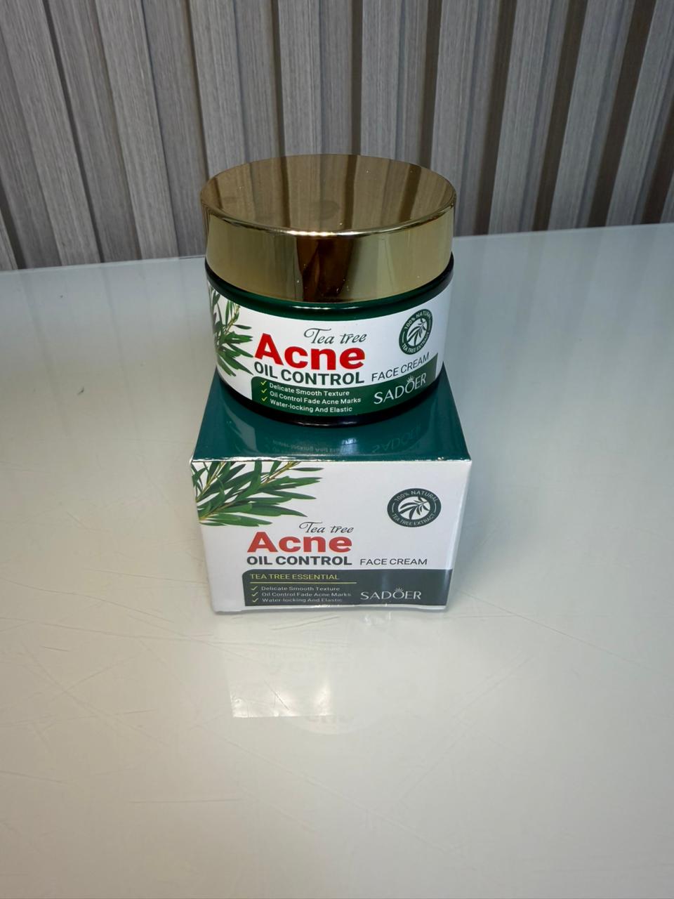 Acnè Oil Control Tea Tree Cream 50 g – Soin Visage Purifiant & Contrôle du Sébum