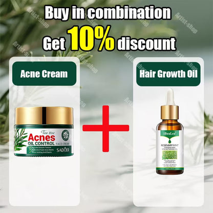 Acnè Oil Control Tea Tree Cream 50 g – Soin Visage Purifiant & Contrôle du Sébum