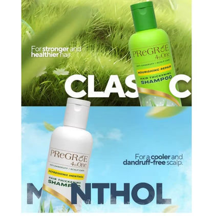 Pregroe 4 in 1 Shampoo 200ml / 250ml | Soin Capillaire Multifonction Nourrissant