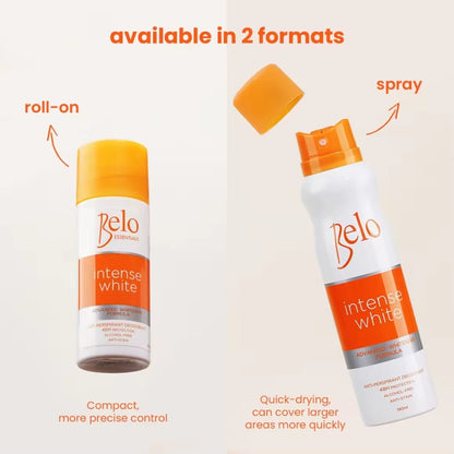 Belo Intense White Deo Roll-On 40 ml – Déodorant Soin Fraîcheur & Éclat