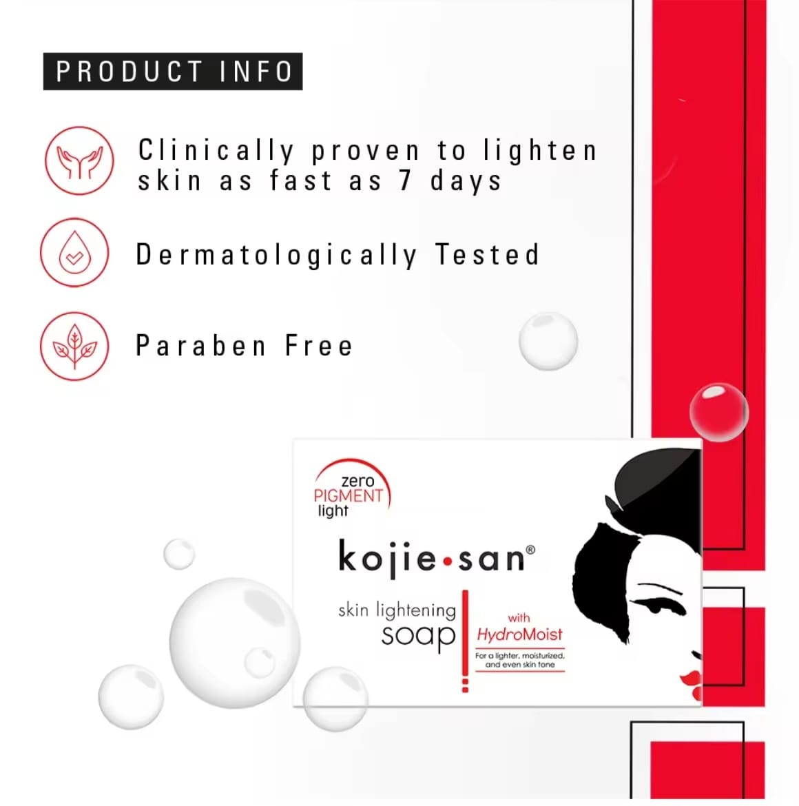Kojie San HydroMoist Soap 135g | Savon Hydratant à l'Acide Kojique Original