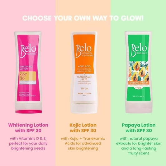 Belo Whitening Body Lotion SPF 30 100ml – Lotion Éclaircissante Hydratante avec Protection Solaire (Copie)