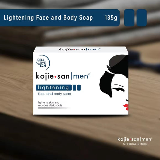 Kojie San Men Soap 135g | Savon Visage & Corps pour Homme à l'Acide Kojique