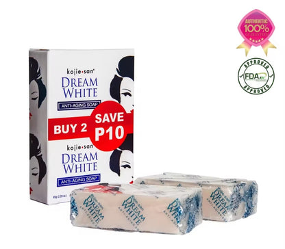 Kojie San Anti-Ageing Soap 65g x2 | Savon Anti-Âge à l'Acide Kojique Original