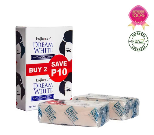 Kojie San Anti-Ageing Soap 65g x2 | Savon Anti-Âge à l'Acide Kojique Original