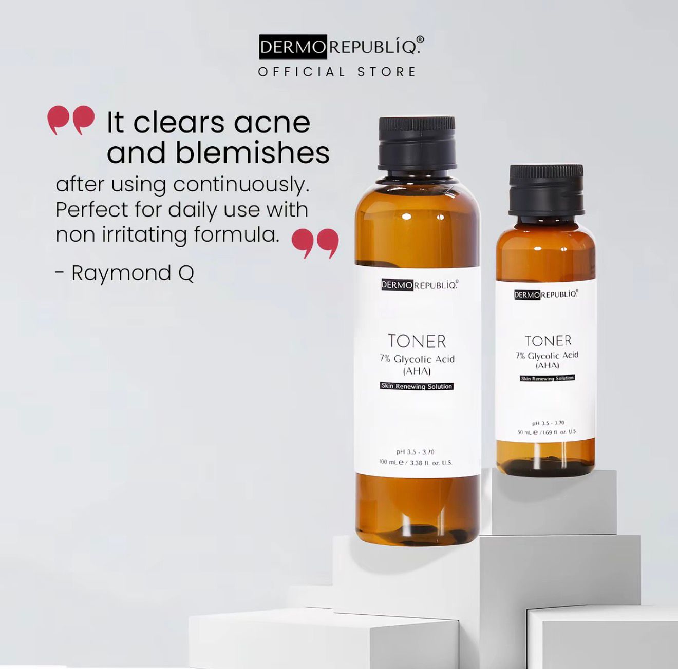 Dermo Republic Duo Dark Spots Toner 50ml + Serum 15ml | Soin Anti-Taches Éclat du Teint