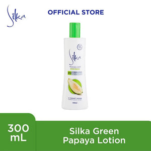 Silka Green Papaya Lotion Éclaircissante 300 ml – Hydratation & Éclat de la Peau