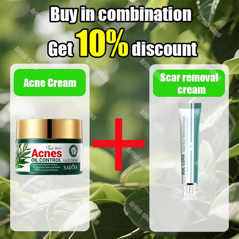 Acnè Oil Control Tea Tree Cream 50 g – Soin Visage Purifiant & Contrôle du Sébum