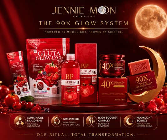 Jennie Moon Routine Beauté Complète – Savon, Sérum, Collagène & Lotion Corps