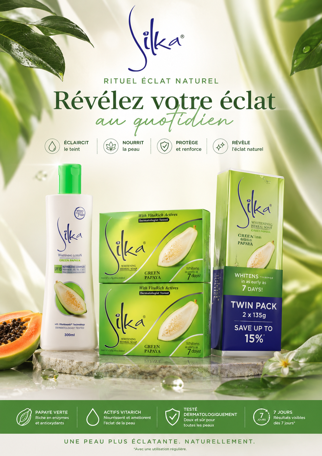 Silka Routine Beauté Complète – Savon & Lotion Corps