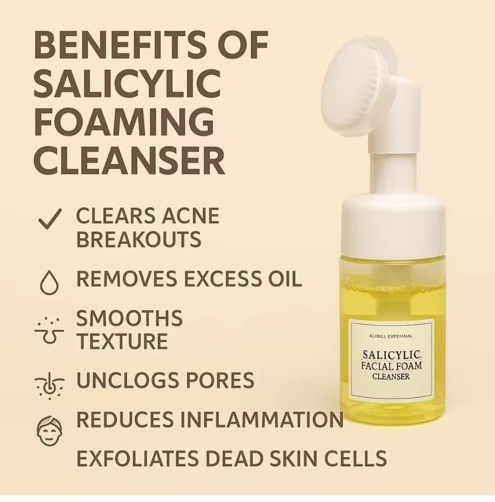 Kojie San Salicylic Acid Facial Foam 100ml | Nettoyant Visage Purifiant Anti-Imperfections