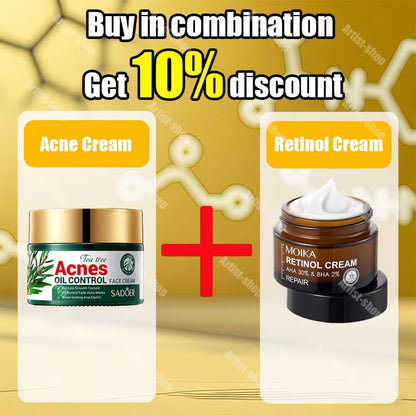 Acnè Oil Control Tea Tree Cream 50 g – Soin Visage Purifiant & Contrôle du Sébum